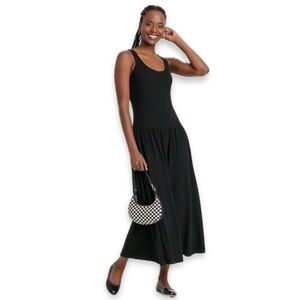 Universal Thread Black Sleeveless Maxi Dress